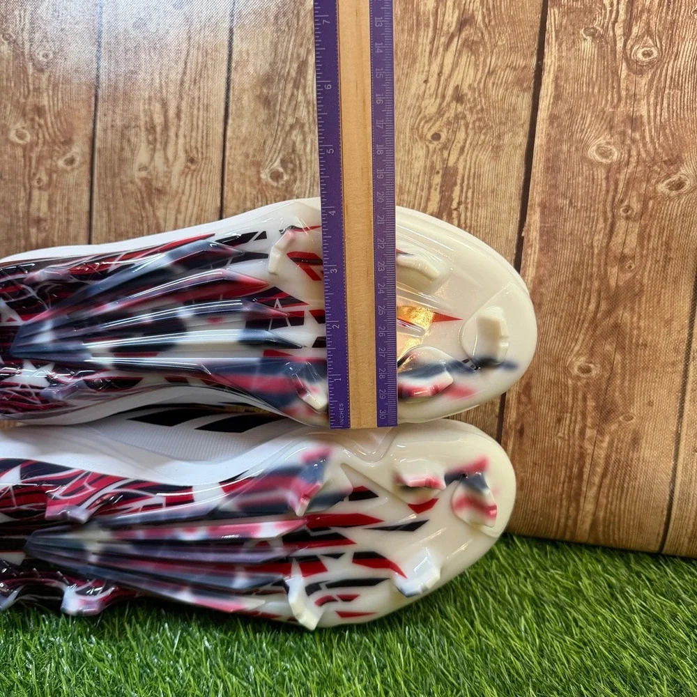 Adidas Adizero Impact TPU 2.0 USA Baseball Cleats Mens size 13 White Red Navy